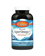 Carlson Super Omega-3 Gems, 1200mg, 250 Softgels