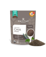 Navitas Organic Raw Chia Seeds - Front view