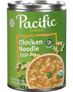 Pacific Foods Organic Chicken Noodle Soup - Front view