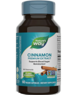 Nature's Way Cinnamon Standardized Extract, 60 Vegan capsules
