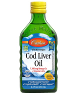 Carlson Norwegian Cod Liver Oil, Lemon Flavor, 8.4 fl. oz.