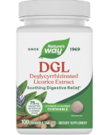 Nature's Way DGL, Licorice Flavor, 100 Chewable Tablets