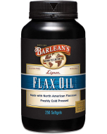 Barlean's Lignan Flax Oil, 1,000 mg, 250 Softgels