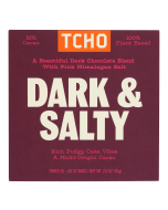 Tcho Dark & Salty Chocolate Bar - Front view