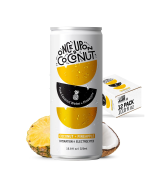 Once Upon a Coconut Premium Coconut Water + Pineapple - Front view