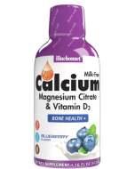 Bluebonnet Liquid Magnesium Citrate Blueberry Front