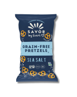 Savor by Suzie Sea Salt Grain-Free Pretzels - Front view