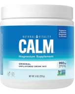 Natural Vitality Calm Unflavored Powder, 8 oz.