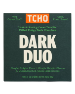 Tcho Dark Duo Chocolate Bar - Front view