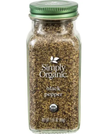 Simply Organic Black Pepper, Medium Grind, 2.31 oz.