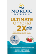 Nordic Naturals Ultimate Omega Mini 2X, 60 count