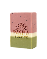 Pacha Soap Co. Watermelon & Mint Bar Soap - Front view