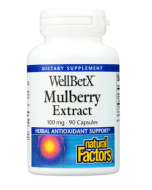 Natural Factors WellBetX Mulberry Extrace, 100mg, 90 capsules