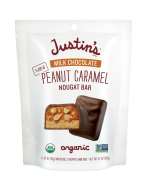  Justin's Mini Milk Chocolate Peanut Caramel Nougat Candy Bars - Front view