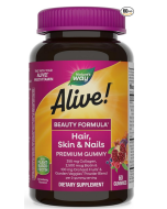 Nature's Way Alive® Hair, Skin & Nails Premium Gummies, 60 Count