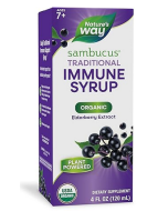 Nature's Way Organic Sambucus Elderberry Syrup, 4 fl. oz.