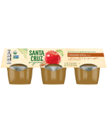 Santa Cruz Organic Cinnamon Apple Sauce, 6-Pack