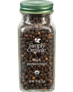 Simply Organic Whole Black Peppercorns, 2.65 oz.