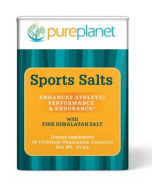 Pure Planet Sports Salts, 30 Veggie Capsules