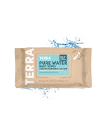 Terra Organics Bamboo Baby Wipes-Pure NZ Water - Front view