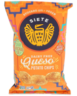 Siete Kettle Cooked Potato Chips Queso - Front view