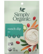 Simply Organic Ranch Dip Mix, 1.5 oz.
