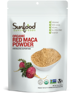 Sunfood Raw Organic Red Maca Powder, 8 oz.