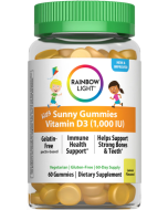 Rainbow Light Kids Sunny Gummies Vitamin D3 1,000 IU, 60 Gummies
