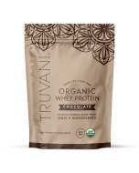 Truvani Organic Whey Protein Powder Chocolate Flavor - Front view