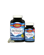Carlson® Elite Omega-3 Gems, Lemon Flavor, 90 Softgels + 30 Softgel Bonus Bottle