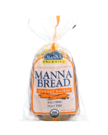 Manna Organics Sprouted Bread Carrot Raisin - Front view