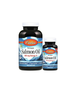Carlson Norwegian Salmon Oil, 500 mg,180 Softgels + 50 Softgels - Front view
