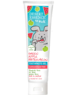 Desert Essence Green Apple Watermelon Gel Toothpaste for Kids - Front view