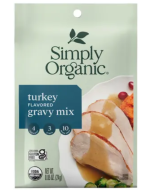 Simply Organic Turkey Flavored Gravy Mix, 0.85 oz.