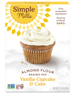 Simple Mills Vanilla Cupcake & Cake Mix, 11.5 oz.