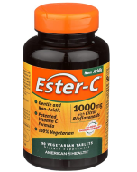 American Health Ester C 1,000 mg w/Citrus Bioflavonoids, 90 Tablets