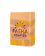 Pacha Soap Co. Peach & Thyme Bar Soap - Front view