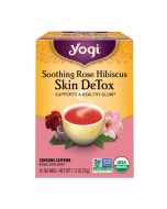 Yogi Soothing Rose Hibiscus Skin Detox, 16 Tea Bags