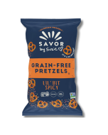 Savor by Suzie Grain-Free Pretzels Lil' Bit Spicy - Front view