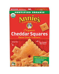 Annie's Organic Cheddar Squares, 7.5 oz.