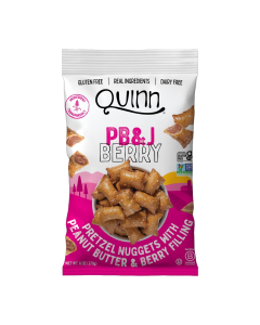 Quinn PB&J Berry Filled Pretzel Nuggets - Front view