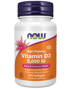 Vitamin D-3 5,000 IU - 240 Softgels