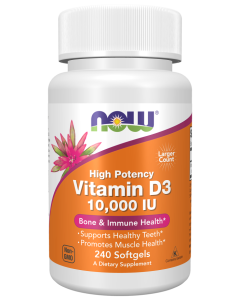 NOW Foods Vitamin D-3 10,000 IU - 240 Softgels