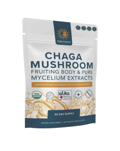 Wholesun Wellness Chaga Mushroom Extract Powder - Front view