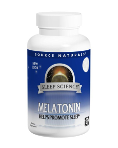 Source Naturals Orange Flavor Melatonin 1 mg, 100 Lozenges
