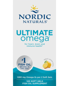 Nordic Naturals Ultimate Omega Lemon, 120 softgels