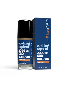 CV Sciences CBD Roll On 2000mg Cooling Topical - Front view