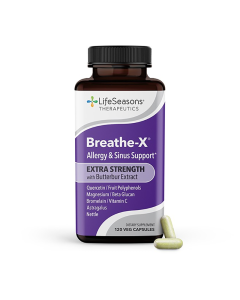 LifeSeasons Breathe-X Extra Strength Allergy & Sinus Support - Front view