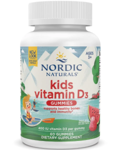 Nordic Naturals Kids Vitamin D Watermelon Gummies, 60 count