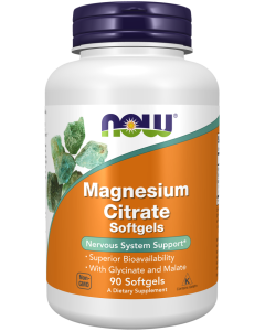 NOW Foods Magnesium Citrate - 90 Softgels